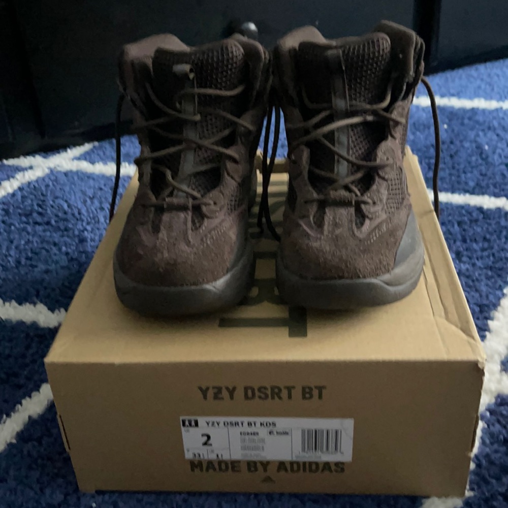 Great condition size 2 Yeezy boots for kids